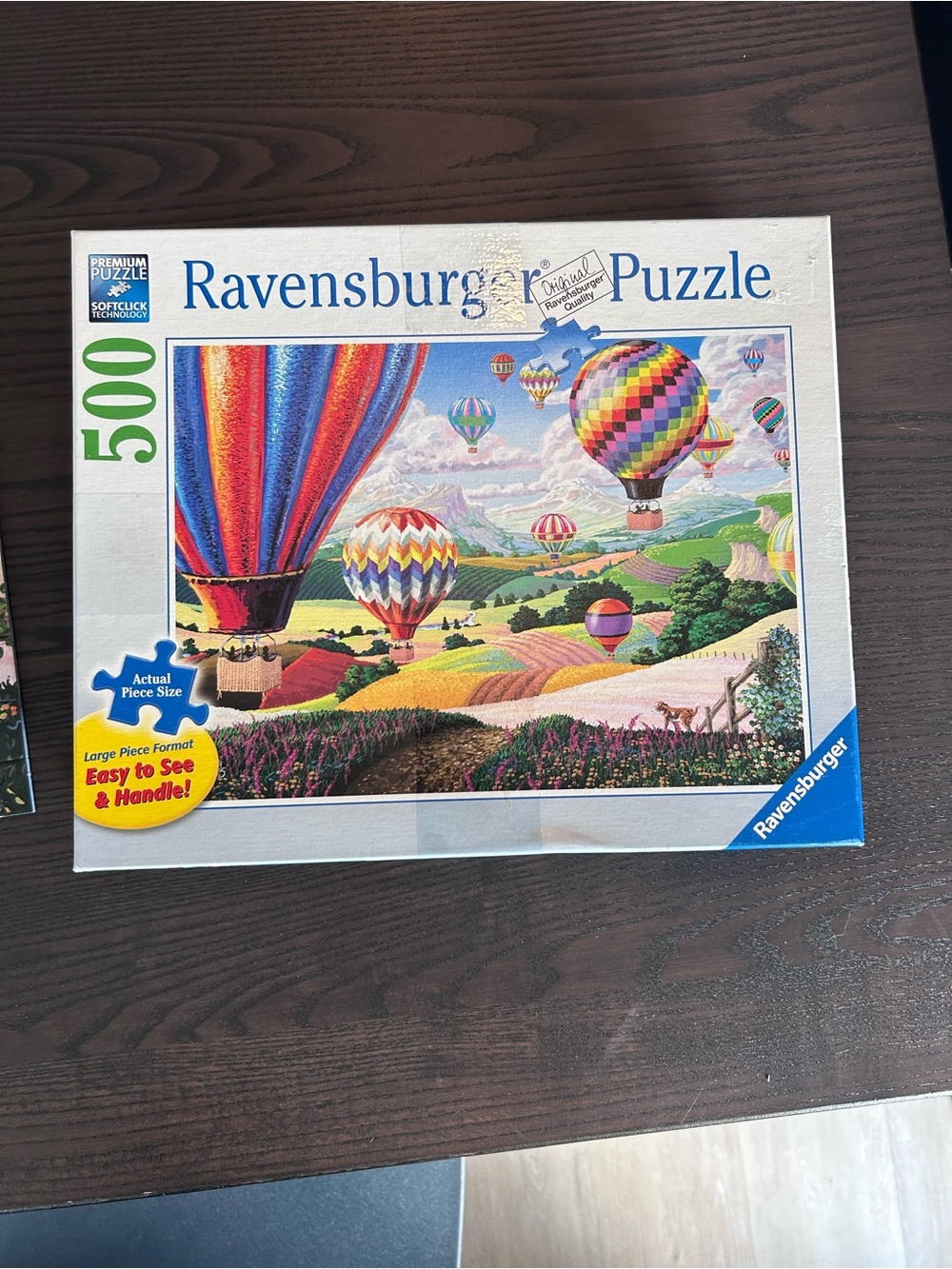 Ravensburger 500-Piece Hot Air Balloon Puzzle - Multicolor Large Piece Puzzle